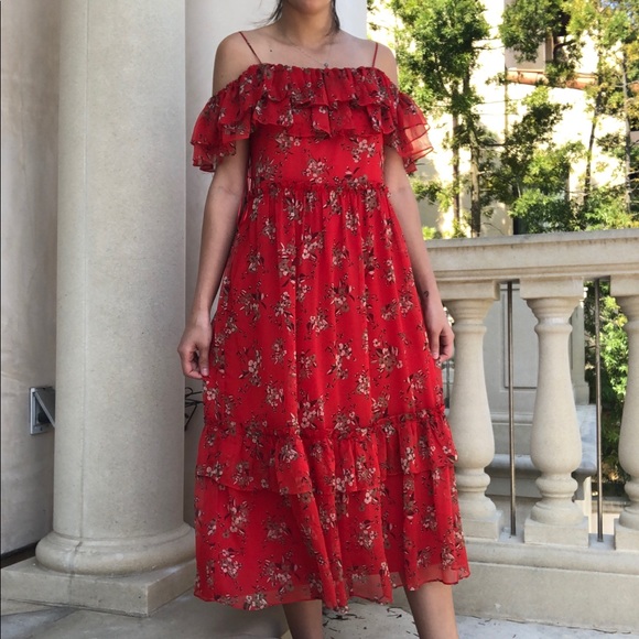 PM EDITOR PICK Zara Red Floral Dress - Picture 3 of 6